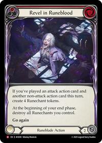 Revel in Runeblood (Red) (AVS018) [Armory Deck: Legends Viserai]