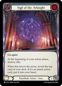 Sigil of the Arknight (Blue) (AVS028) [Armory Deck: Legends Viserai]