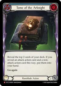 Tome of the Arknight (Blue) (AVS029) [Armory Deck: Legends Viserai]