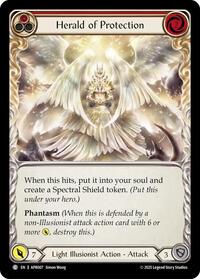 Herald of Protection (Red) (APR007) [Armory Deck: Legends Prism]