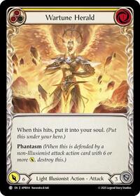 Wartune Herald (Yellow) (APR014) [Armory Deck: Legends Prism]