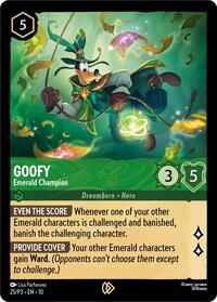 Goofy - Emerald Champion (25) [Disney Lorcana Promo Cards]