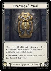 Hoarding of Denial (MPG009) [Mastery Pack Guardian]