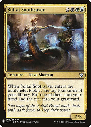 Sultai Soothsayer (KTK-205) [The List]