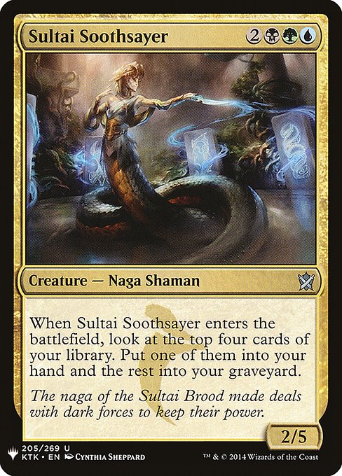 Sultai Soothsayer (KTK-205) [The List]