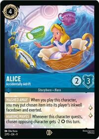 Alice - Accidentally Adrift (2/P3) [Disney Lorcana Promo Cards]