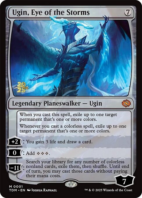 Ugin, Eye of the Storms (1s) [Tarkir: Dragonstorm Promos]