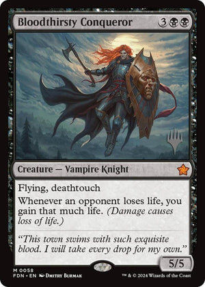 Bloodthirsty Conqueror (58) [Edge of Eternities Promos]