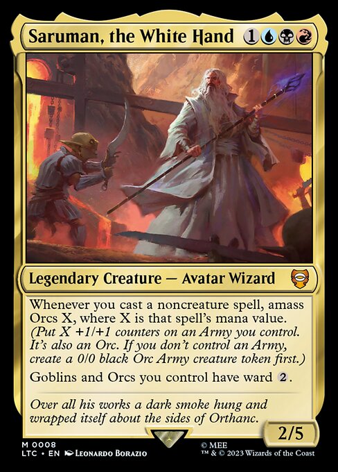 Saruman, the White Hand (8) [Tales of Middle-earth Commander]