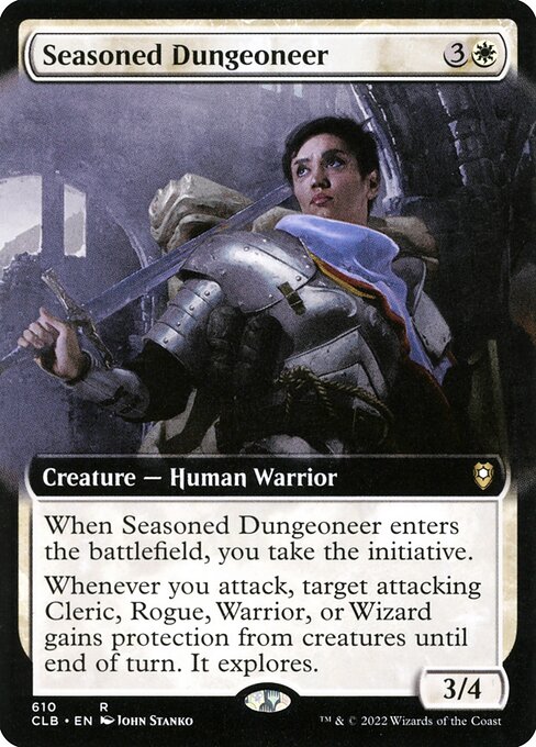 Seasoned Dungeoneer (610) [Commander Legends: Battle for Baldur's Gate] [Extended Art]