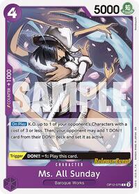 Ms. All Sunday (OP12-075) [Legacy of the Master Release Event Cards]
