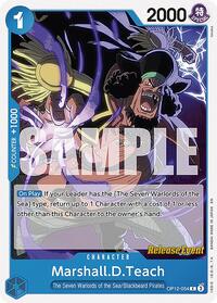 Marshall.D.Teach (OP12-054) [Legacy of the Master Release Event Cards]