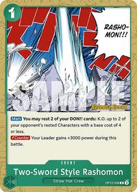 Two-Sword Style Rashomon (OP12-038) [Legacy of the Master Release Event Cards]