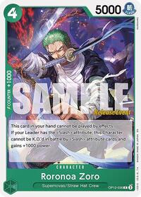 Roronoa Zoro (036) (OP12-036) [Legacy of the Master Release Event Cards]