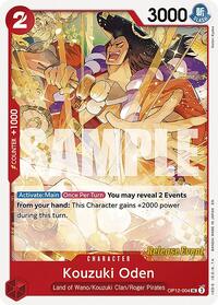 Kouzuki Oden (OP12-004) [Legacy of the Master Release Event Cards]