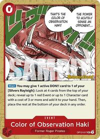 Color of Observation Haki (OP12-017) [Legacy of the Master Release Event Cards]