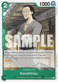 Koushirou (OP12-027) [Legacy of the Master Release Event Cards]