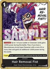 Hair Removal Fist (OP12-098) [Legacy of the Master Release Event Cards]