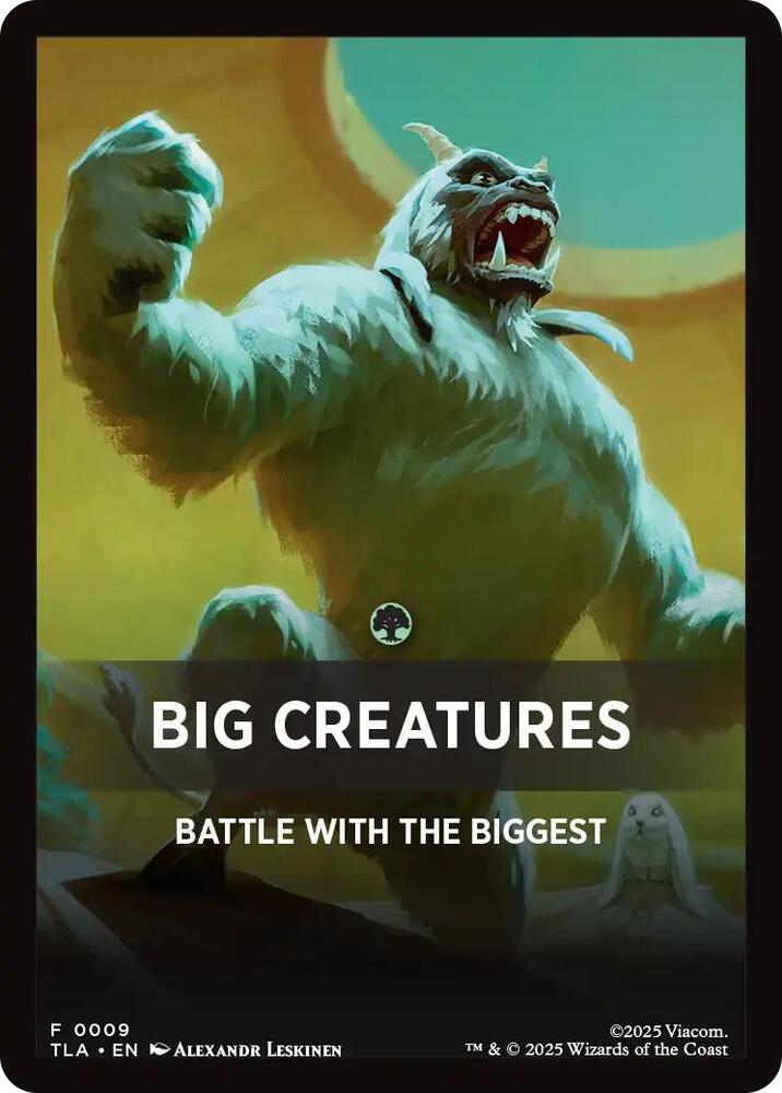 Big Creatures Theme Card (9) [Avatar: The Last Airbender]