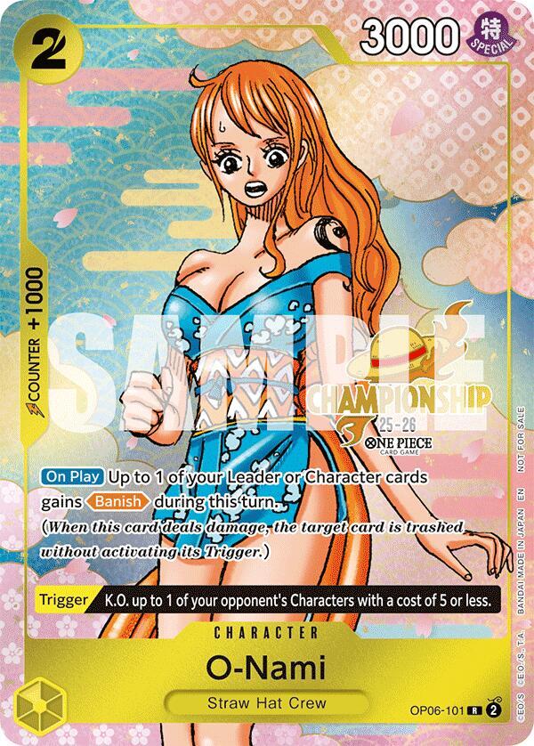 O-Nami (CS 25-26 Event Pack) (OP06-101) [One Piece Promotion Cards]