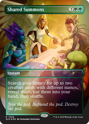 Shared Summons (Rainbow Foil) (1308) [Secret Lair Drop]