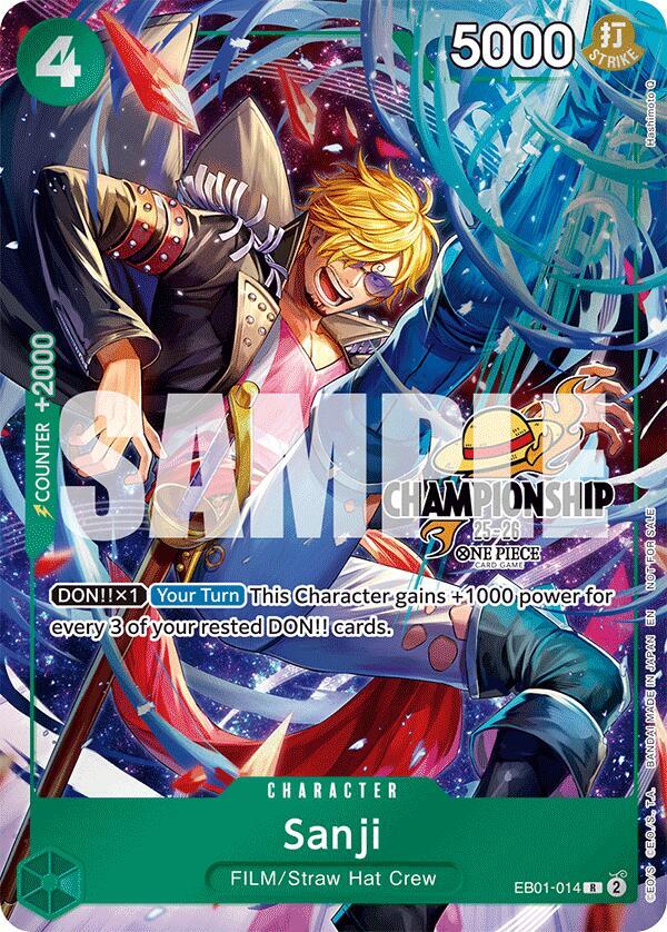 Sanji (CS 25-26 Celebration Pack) (EB01-014) [One Piece Promotion Cards]