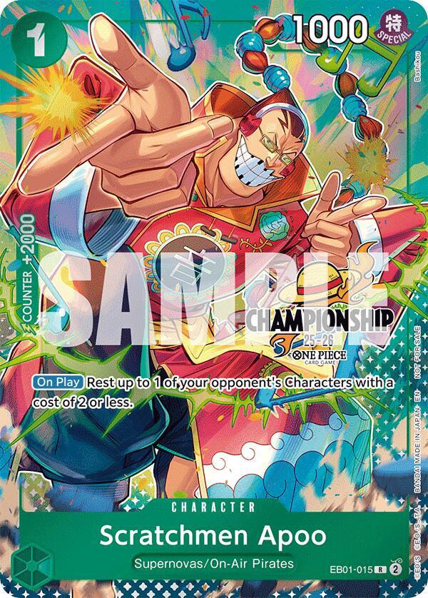 Scratchmen Apoo (CS 25-26 Celebration Pack) (EB01-015) [One Piece Promotion Cards]