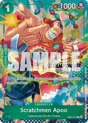 Scratchmen Apoo (CS 25-26 Celebration Pack) (EB01-015) [One Piece Promotion Cards]