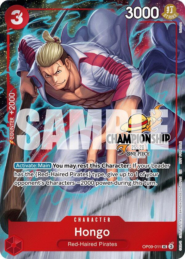 Hongo (CS 25-26 Celebration Pack) (OP09-011) [One Piece Promotion Cards]