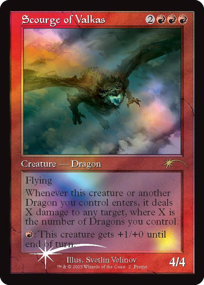 Scourge of Valkas (Retro Frame) (2) [Secret Lair Drop]