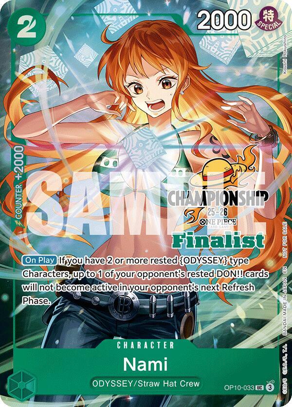 Nami (CS 25-26 Finalist Card Set 1) (OP10-033) [One Piece Promotion Cards]
