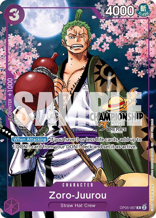 Zoro-Juurou (CS 25-26 Event Pack Finalist Ver.) (OP05-067) [One Piece Promotion Cards]