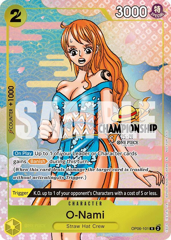 O-Nami (CS 25-26 Event Pack Finalist Ver.) (OP06-101) [One Piece Promotion Cards]