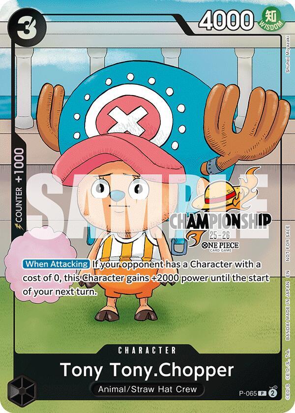Tony Tony.Chopper (CS 25-26 Event Pack Finalist Ver.) (P-065) [One Piece Promotion Cards]