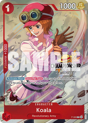 Koala (CS 25-26 Event Pack Finalist Ver.) (P-069) [One Piece Promotion Cards]
