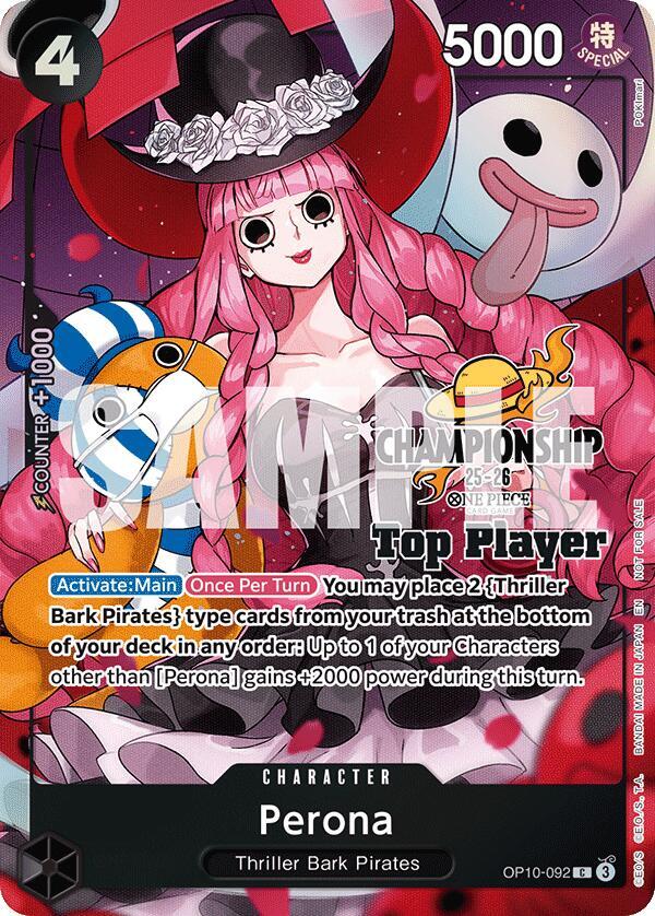 Perona (CS 25-26 Top Player Pack) (OP10-092) [One Piece Promotion Cards]