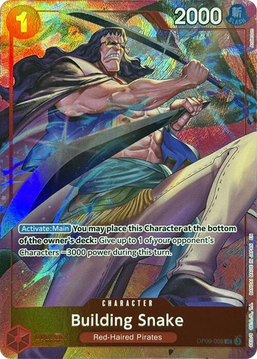 Building Snake (Premium Card Collection -Best Selection Vol. 4-) (OP09-008) [One Piece Promotion Cards]