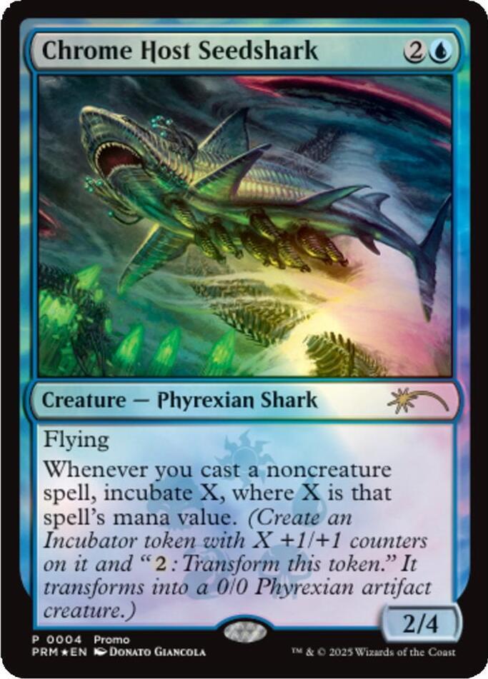 Chrome Host Seedshark (4) [Unique and Miscellaneous Promos]