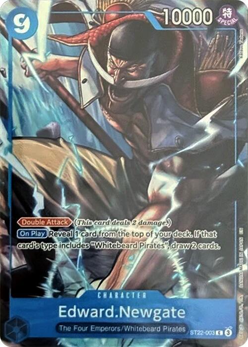 Edward.Newgate (Premium Card Collection -6 assort vol.1-) (ST22-003) [One Piece Promotion Cards]