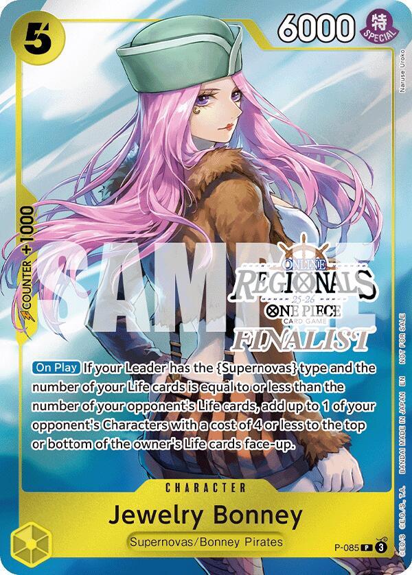 Jewelry Bonney (Online Regional Finalist Card Set 2025 Vol.2) (P-085) [One Piece Promotion Cards]
