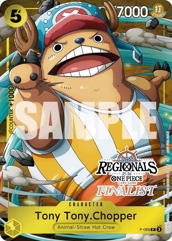 Tony Tony.Chopper (Online Regional Finalist Card Set 2025 Vol.2) (P-089) [One Piece Promotion Cards]