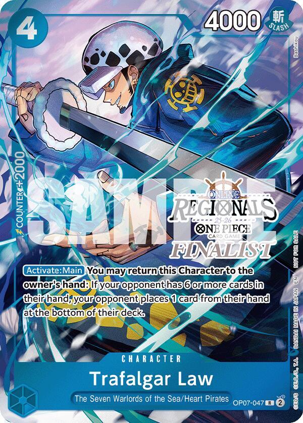 Trafalgar Law (Online Regional Finalist Card Set 2025 Vol.2) (OP07-047) [One Piece Promotion Cards]