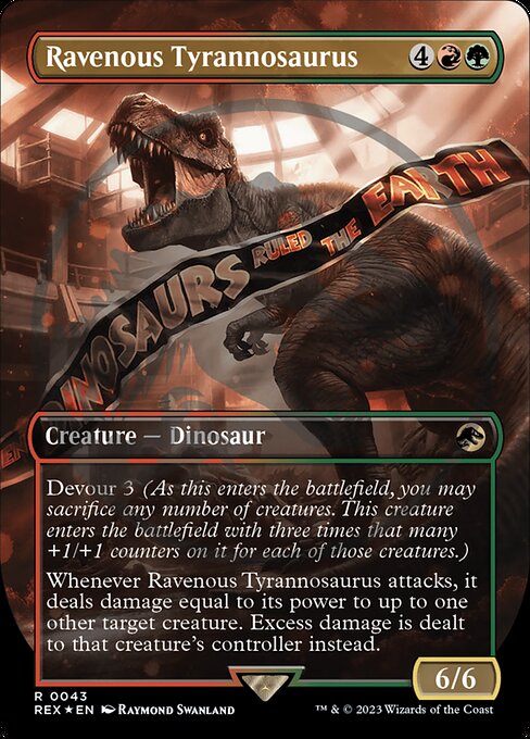 Ravenous Tyrannosaurus (43) [Jurassic World Collection] [Borderless]