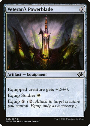 Veteran's Powerblade (41) [The Brothers' War]