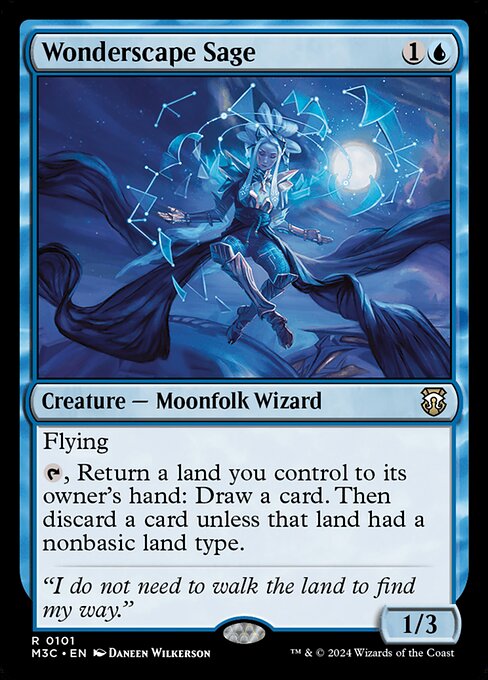 Wonderscape Sage (101) [Modern Horizons 3 Commander]