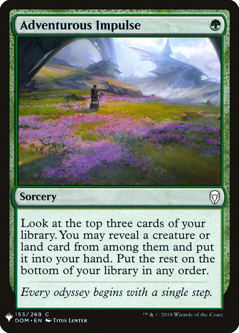 Adventurous Impulse (DOM-153) [The List]
