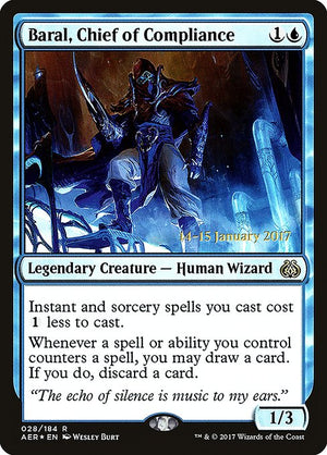Baral, Chief of Compliance (28s) [Aether Revolt Promos]
