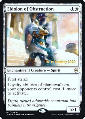 Eidolon of Obstruction (12s) [Theros Beyond Death Promos]
