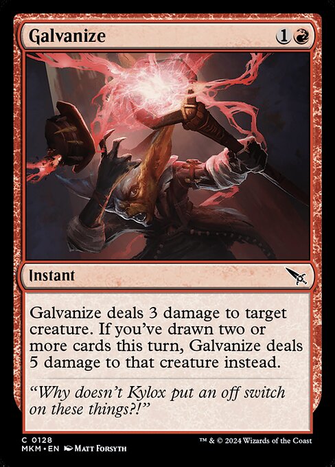 Galvanize (128) [Murders at Karlov Manor]