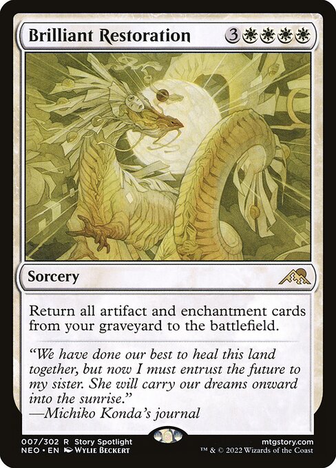 Brilliant Restoration (7) [Kamigawa: Neon Dynasty]